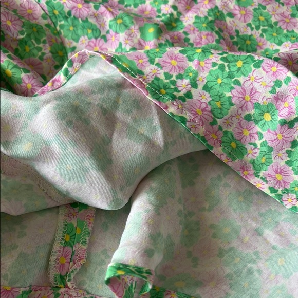 Zara Floral Skirt with Pink and Green - Picture 5 of 5